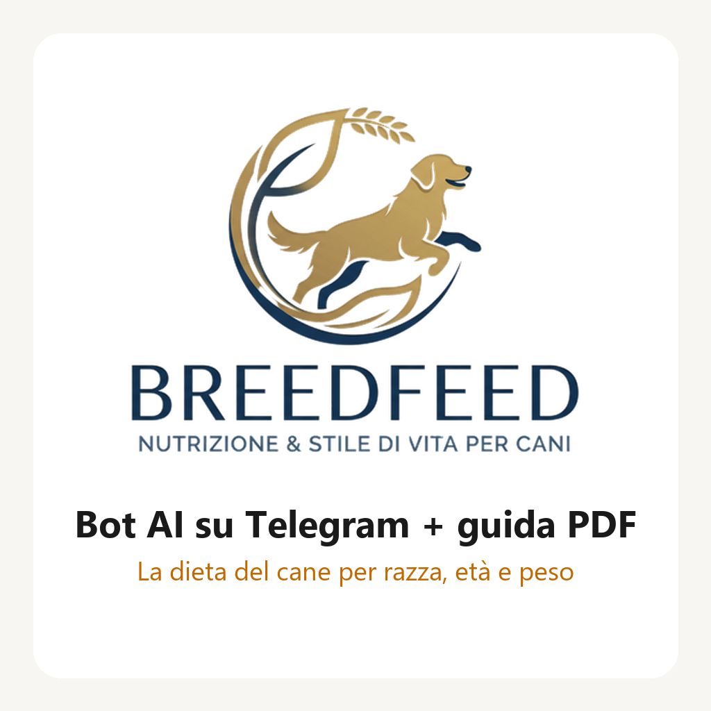 BreedFeed: bot AI su Telegram e guida PDF per la dieta del cane